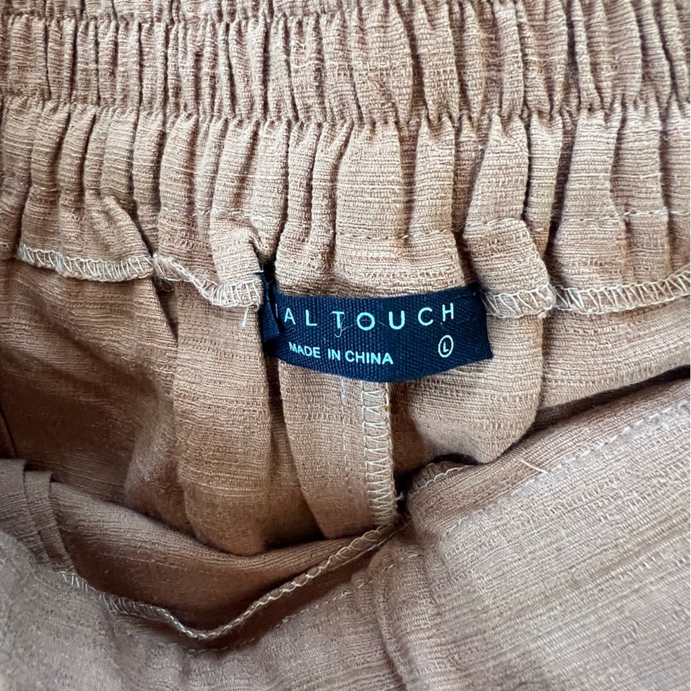 Rust Wide-Leg Pants - Picture 3 of 5
